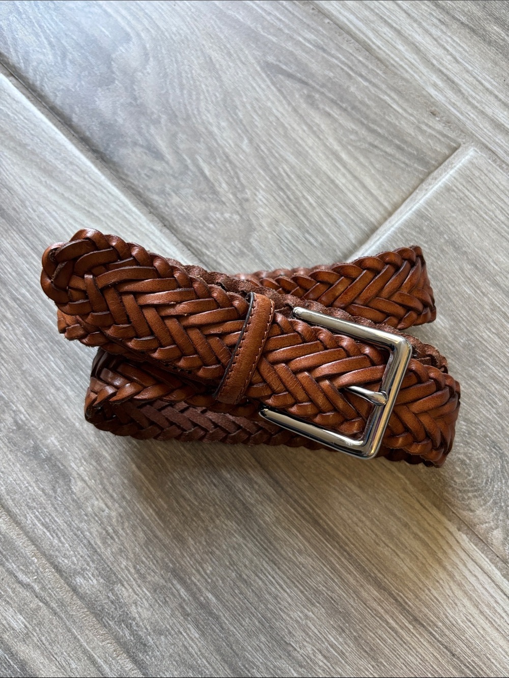 Braided Leather Cole Haan Belt